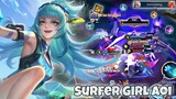 Aoi New Skin "Seaside Surfer" Jungle Pro Gameplay | Arena of Valor | Liên Quân mobile | CoT