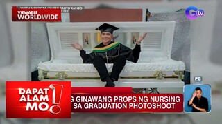Graduating student, ginawang props ang kabaong sa kanyang photoshoot | Dapat Alam Mo!