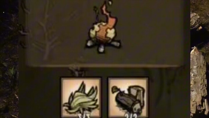Basic campfire crafting in Don't Starve: With it, you’ll never have to fear Charlie’s nighttime ambu