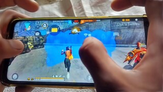 Realme narzo 20 pro free fire gameplay test 4 finger claw handcam m1887 onetap headshot 90HZ display