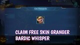How to get free permanent skin Granger Bardic Whisper | How to access Diwali in Mobile Legends