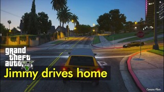 Jimmy drives home from work | Driving Normally in GTA V