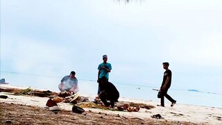 healing di pantai dukung natuna