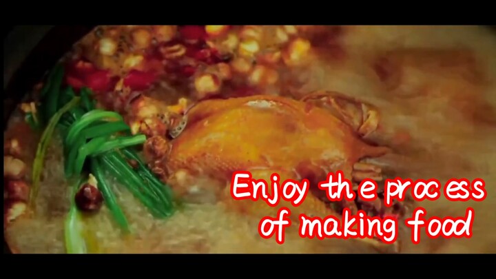 Enjoy the process of making food