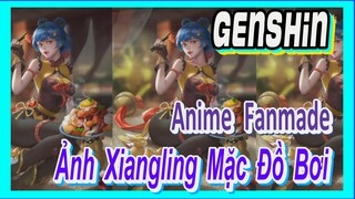 [Genshin, Anime Fanmade] Ảnh Xiangling Mặc Đồ Bơi