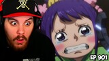One Piece Episode 901 REACTION | Charging into the Enemy's Territory! Bakura Town