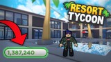 I'M A MILLIONAIRE! | Tropical Resort Tycoon (Roblox)