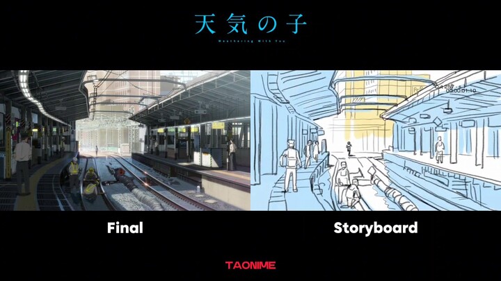 Tenki No Ko (Final vs Storyboard) Part5