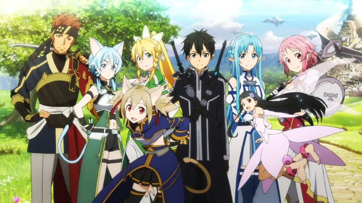 ⚔️Sword Art Online s2 - Op 4 (v1) "Courage by Haruka Tomatsu" | «ep 15-17» {Calibur arc}