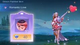 HOW TO GET LESLEY LIMITED PAINTED SKIN "ROMANTIC LOVE" + LESLEY RANK HIGHLIGHTS - MLBB