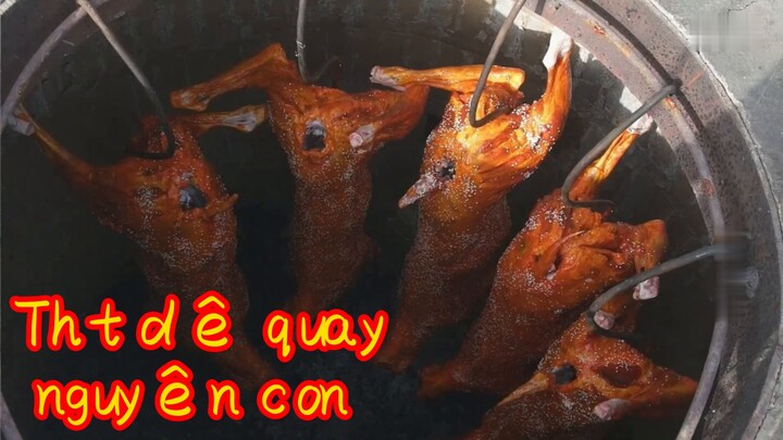 Thịt dê quay nguyên con