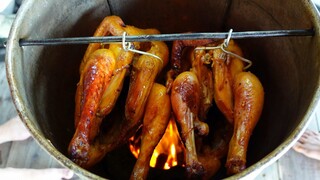 Khai Trương Lò Quay Tự Chế Bằng 2 Con Gà Nướng Mật Ong | MTQH