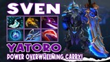 Sven Yatoro Gameplay POWER OVERWHELMING CARRY - Dota 2 Gameplay - Daily Dota 2 TV