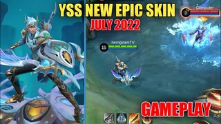 UPCOMING NEW YSS "FLEET WARDEN" EPIC SKIN | JULY 2022 MLBB UPDATE | Mobile Legends