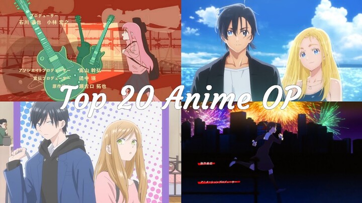My top 20 Anime Openings of the moment