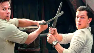 Nathan Drake and Sully brought swords to a gunfight | Uncharted | CLIP 🔥 4K
