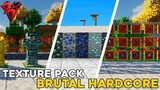 Texture Pack BRUTAL HARDCORE Mcpe 1.19.22 - Minecraft Bedrock Indonesia