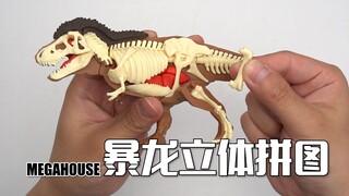 Tyrannosaurus Rex có thực sự có tóc trên đầu không? Thử nghiệm mở hộp câu đố ba chiều MEGAHOUSE Tyra