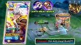 YIN ANTI-HEAL BUILD CAN COUNTER URANAS IN SIDELANE | YIN NEW BEST BUILD & EMBLEM | MOBILE LEGENDS