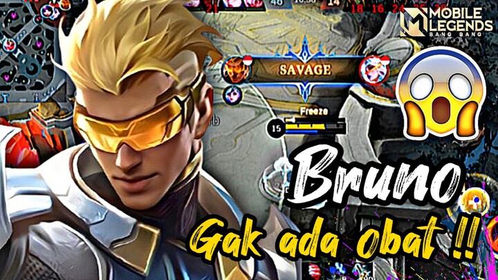 BRUNO SAVAGE!! MUSUH GA BISA NAFAS😱