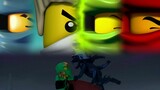[LEGO Phantom Ninjago] Pertarungan bos di setiap musim adalah potongan campuran yang membakar untuk 