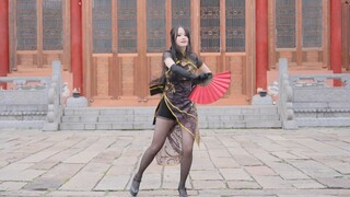 【希子】Dance to the bright moon to wish a happy new year❀Canary cheongsam ver