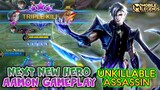 New Hero Aamon Mobile Legends Gameplay , Unkillable Assassin - Mobile Legends Bang Bang