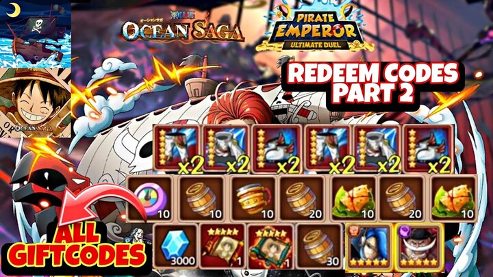 Pirate Emperor Ultimate Duel/Ocean Saga All 13 Giftcode - How to Redeem Code // Ocean Saga All Code