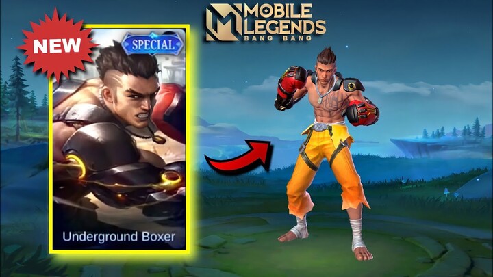 NEW PAQUITO "UNDERGROUND BOXER " SKIN | PAQUITO NEW SKIN | PAQUITO NEW SPECIAL SKIN | MOBILE LEGENDS