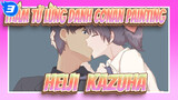 [Thám tử lừng danh Conan Vẽ máy tính bảng] Heiji & Kazuha / Ngày hôn thế giới_3
