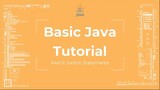 Basic Java Tutorial #6 Switch Statements - CASE - DEFAULT | Eclipse - Java Packages