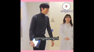 They laugh at each other's eyes. 👀😆🤣😏 #Business proposal #Ahnhyoseop #Kimsejeong #Hyojeong 💏 💫 🔐 💕