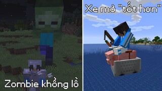 Những Sự Thật Thú Vị Về Các Con Vật (Mob) Trong Minecraft - Zombie khổng lồ sống dậy?