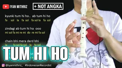 Not Angka Love Of My Life - Queen | Tutorial Suling Recorder - Bstation