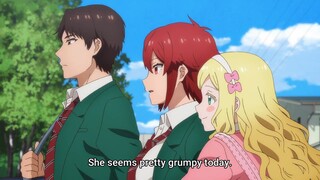 lagi bersama temannya