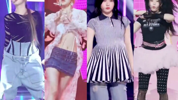 ลุคแต่งหน้าและสไตล์บนเวทีของเกิร์ลกรุปเคป็อปในเพลงเดียวกัน ความสุดยอดถึงขีดสุด