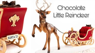 【Koki kue Prancis Amaury Guichon】Rusa Natal cokelat