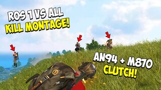 ROS 1 VS ALL KILL MONTAGE | AN94 + M870 CLUTCH | GIVEAWAY #3 (ROS KILL MONTAGE EP. 29)