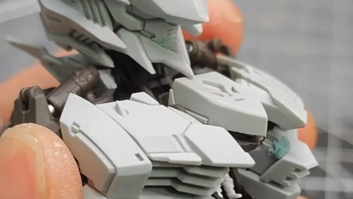 การย้ายหัวเข็มขัด C และเสริมข้อต่อ [Barbatos Wolf King GK Production Guide 2]