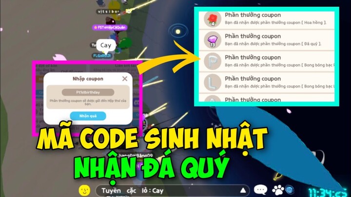 (Play Together) Mã Code Mới Sinh Nhật 1 Tuổi Play Together Nhận Kim Cương | Lão Gió