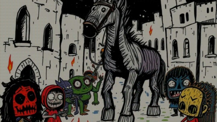 O Truque que Enganou uma Cidade Inteira. A Verdadeira História do Cavalo de Troia #história