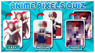 Anime Pixels Quiz | Guess The Pixelated Anime Characters