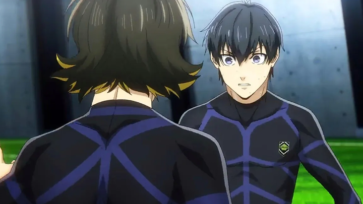 อิซากิฝึกกับบาจิระ บลูล็อค