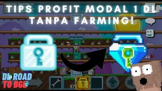 Modal 1DL bisa Profit 1 BGL ? | Growtopia Indonesia