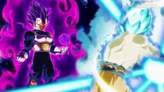 Ultra Ego Vegeta Vs Universal God Blue Goku Death Match!!!