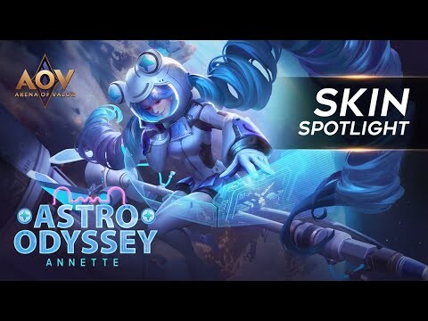 Annette Astro Odyssey Skin Spotlight - Garena AOV (Arena of Valor)