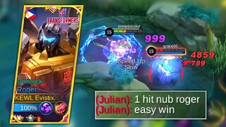 Evistix Roger vs New Hero Julian Trashtalker | Intense Match (Must watch) | MLBB