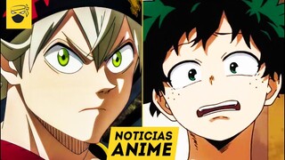 Boku no Hero FINAL, Black Clover NOVEDADES, Jujutsu Kaisen, Shingeki no Kyojin | Noticias Anime