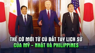Thế cờ mới từ cú bắt tay lịch sử của Mỹ - Nhật và Philippines| VTV24