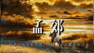 孟郊:一日看尽长安花的我，不过是世人眼中的“诗囚”